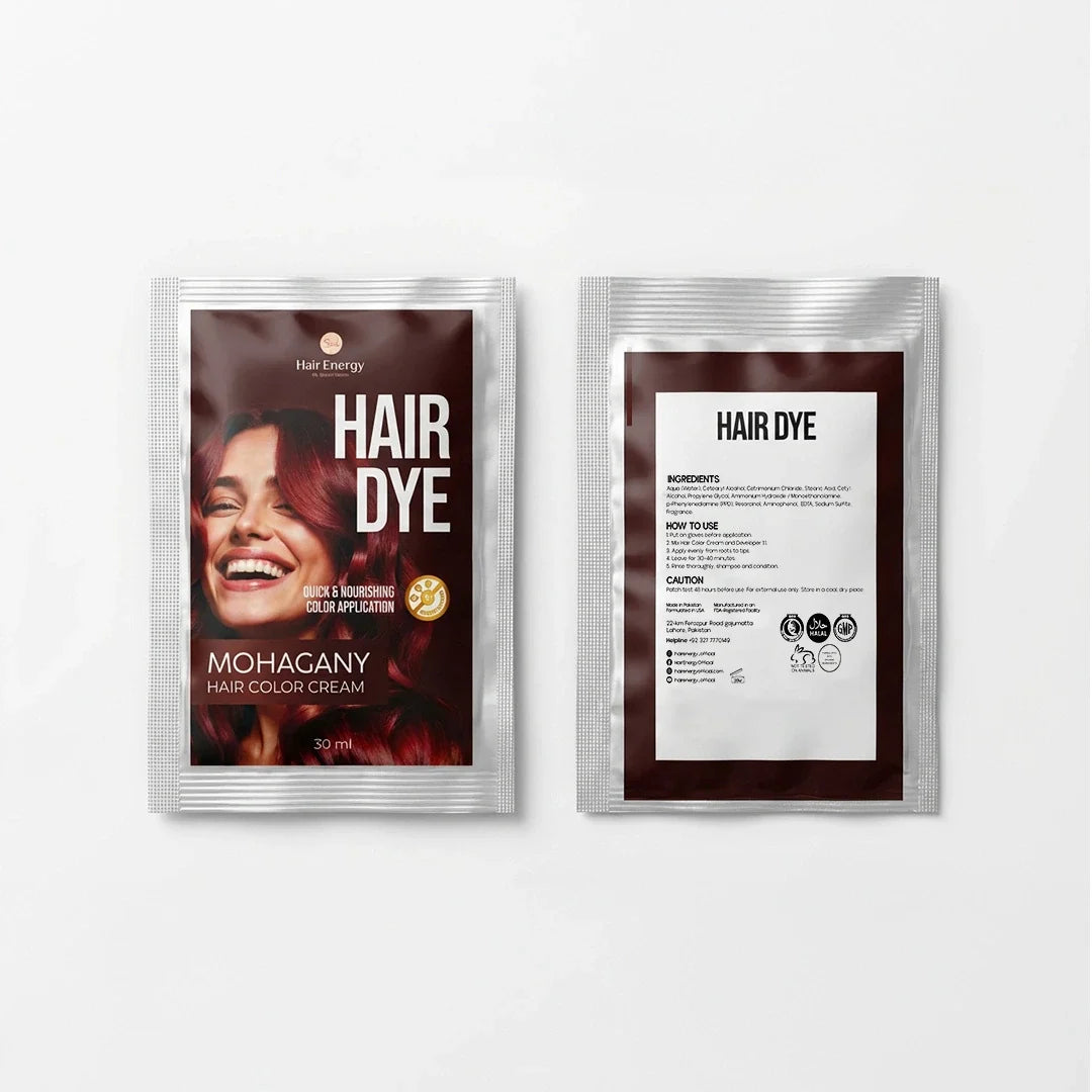 Hair Dye Mohagny Hair Color Sachet